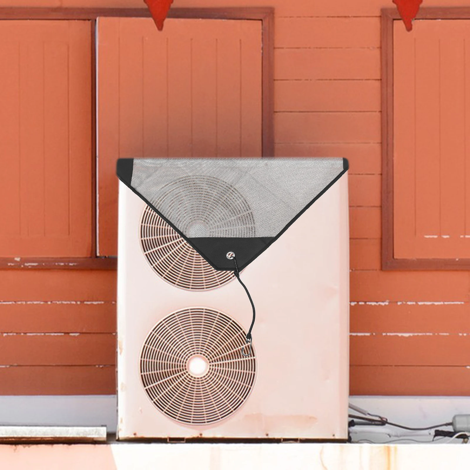 

Outdoor Air Conditioner Cover 71cm Waterproof Dustproof AC Unit Covers with Hooks for Outside Units Durable Protection
