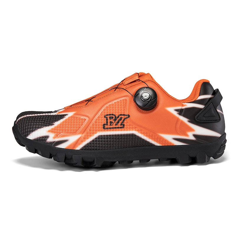 

Bicycle professional cycling shoes summer unisex rotating buttons breathable comfortable fashion anti slip casual riding shoes
