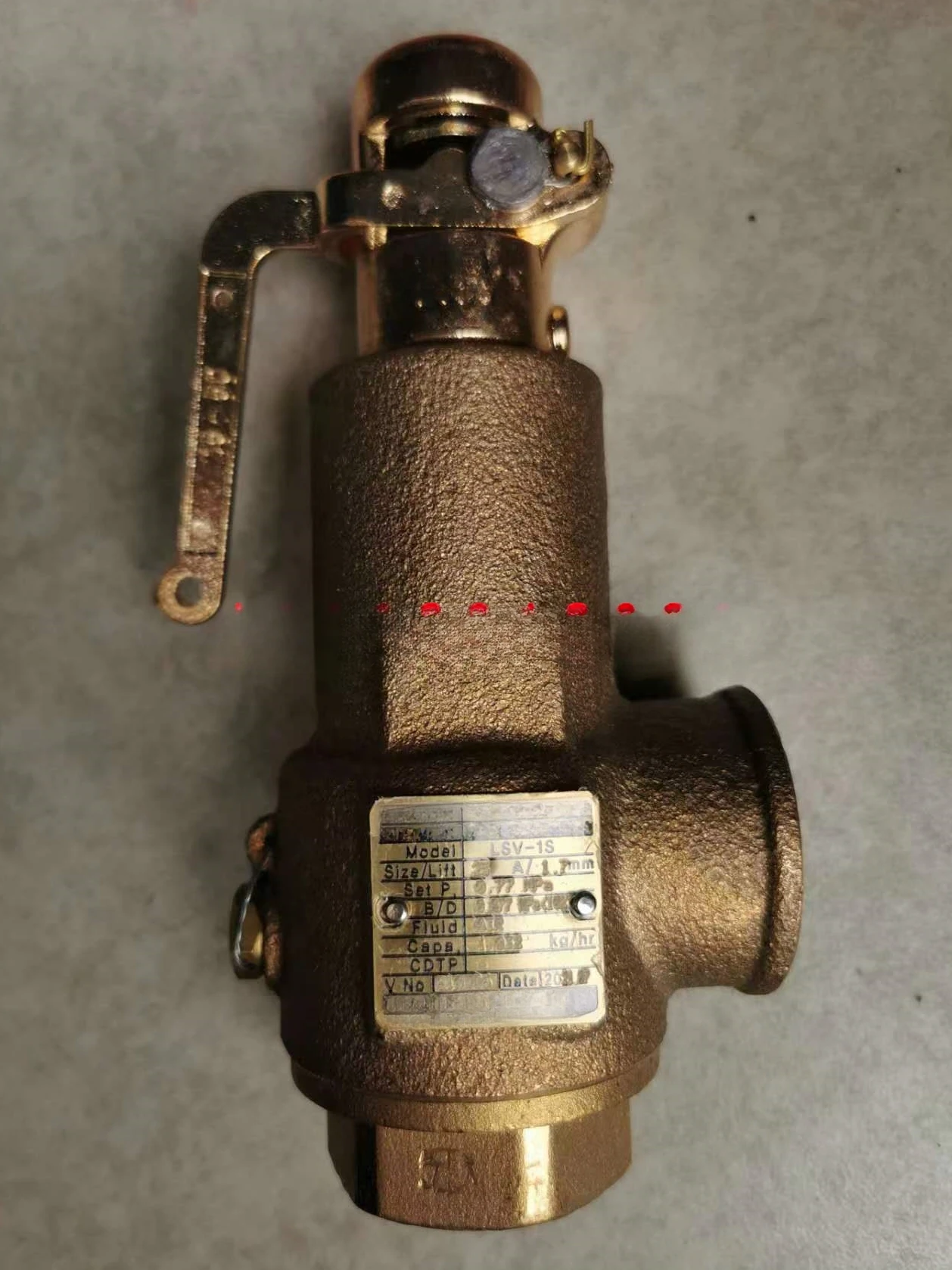 Safety Valve LSV-1S Imported Safety Valve Marine Safety Valve CB907-94