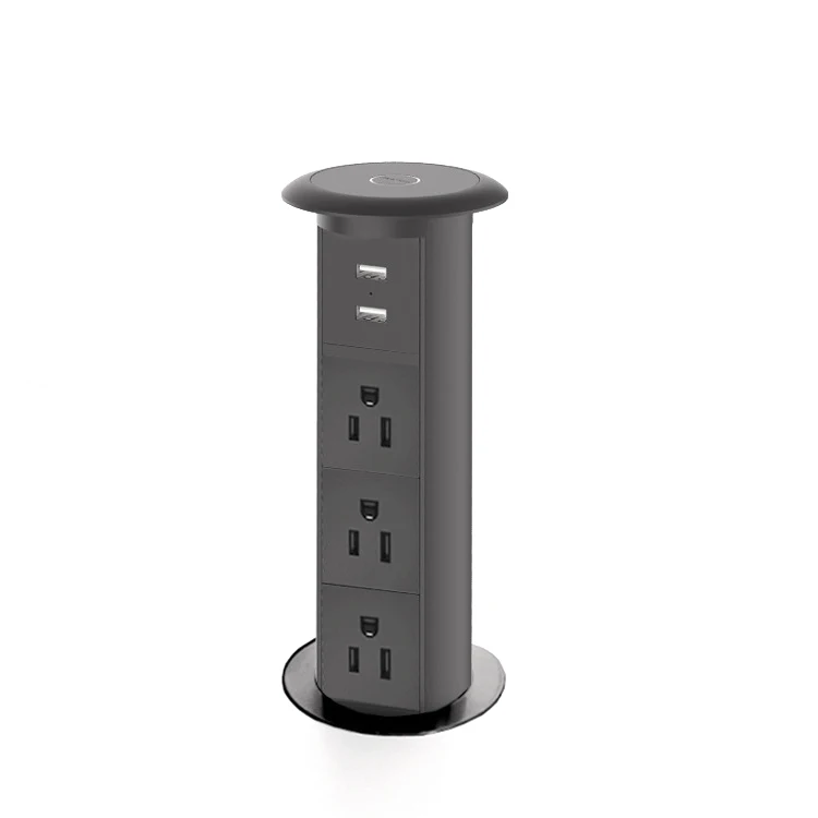 Plug Smart Socket Electric Rise& Fall Type Socket Kitchen Desktop Socket