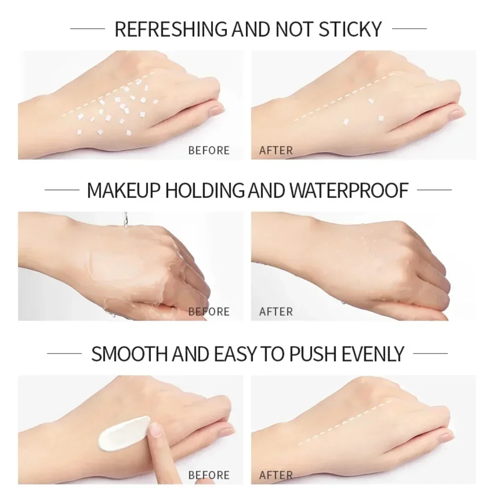 ของแท้ CARSLAN Tong-up Cream Face Foundation Makeup Primer Whitening Dress Cream Hydrating Moisture กันน้ำ