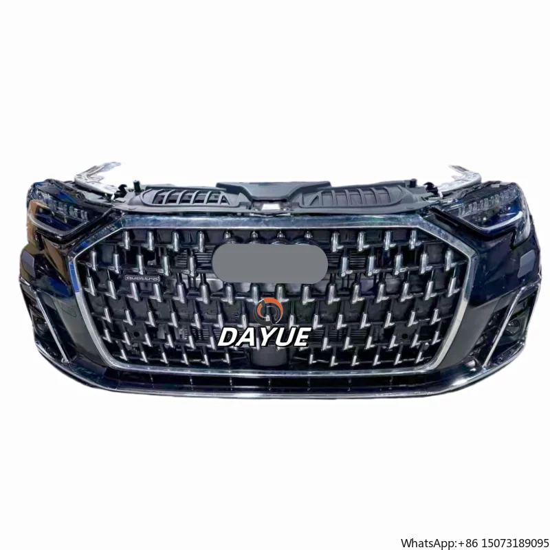 2023 A8 D5 Front Bumper Grille Radiator Electronic Fan Plastic Bolt-On Universal Fitment Original Factory Second-hand 1