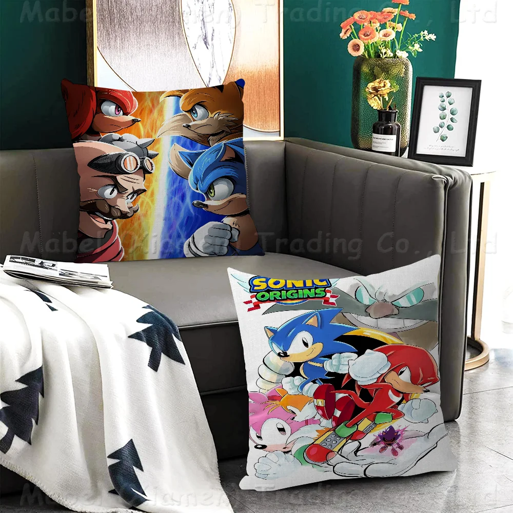 Sonics Pillow Cushion Cover Pillowcase Living Room Sofa Home Decor Customized