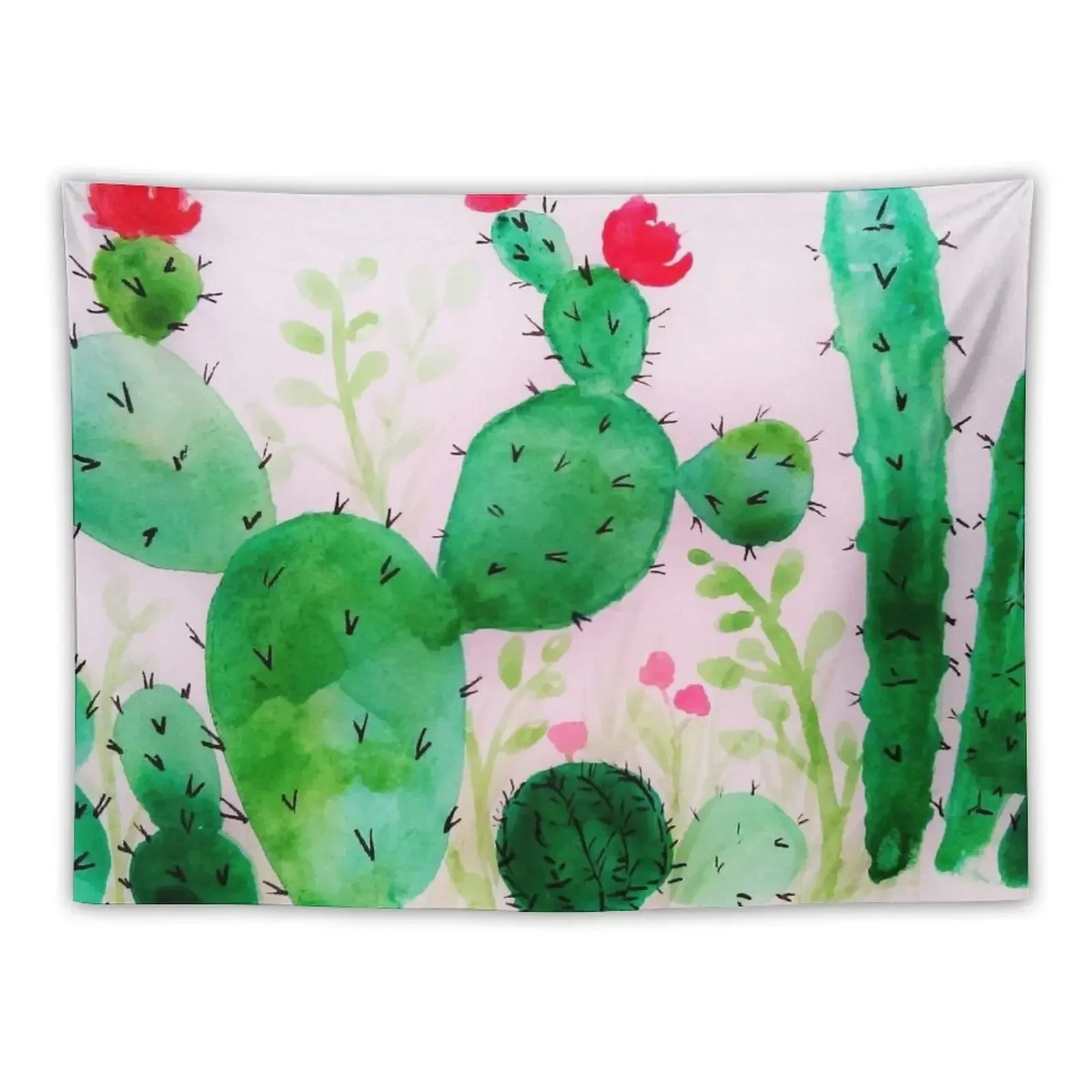 

Flowering Cactus Tapestry Things To The Room Wall Hanging Room Decorating Aesthetic Tapestry