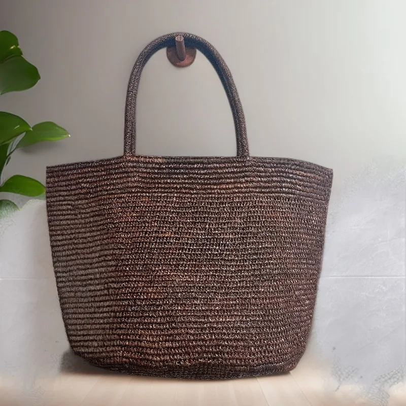 2026 New Luxury Handmade Straw Tote Bag Large Capacity Beach Bag Gift for Women Summer image 4