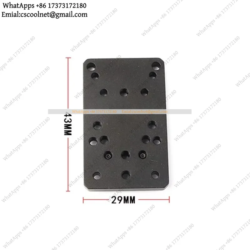 k3 Universal Tactical Rear Sight Scope Mount Plate Base Red Dot Adapter Accessory
