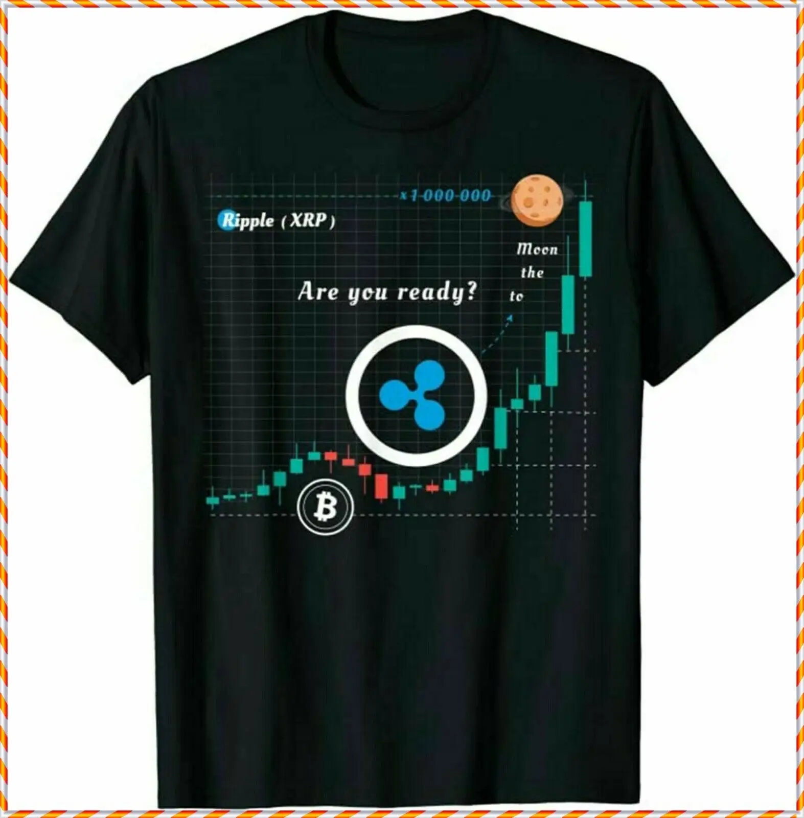 Blockchain Cryptocurrency, Coin Ripple, Crypto Gift XRP Coin T-shirts