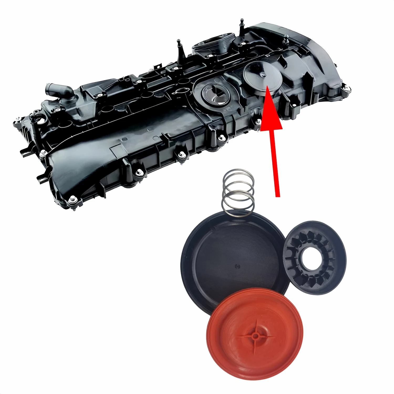 PVC Valve Cover Repair Kit Valve 11127645173 For BMW F20 F22 F23 F30 F31 F34 GT F32 F33 F36 G30 G31 G32 G11 G12 X3 G01 X4 G02 - view 6