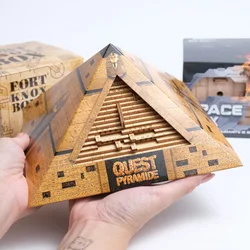 Pyramid Puzzle Senha Caixa De Armazenamento Para Adultos, Decryption Box, Brinquedo De Cérebro De Alta Dificuldade