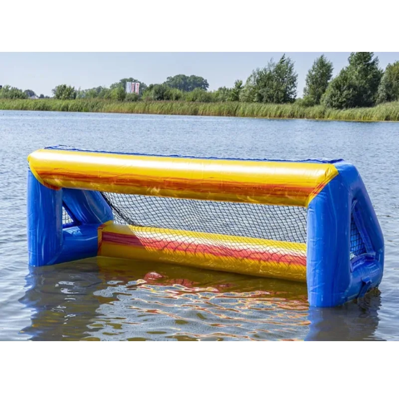Outdoor inflatable volleyball net playing sports goal inflatable water polo cage net view 6