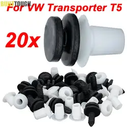 20Pcs Car Trim Panel Strip Clips Interior Headlining Fixing Lining Grommets For VW Transport T5 Polo Golf Passat Jetta 3B0867333