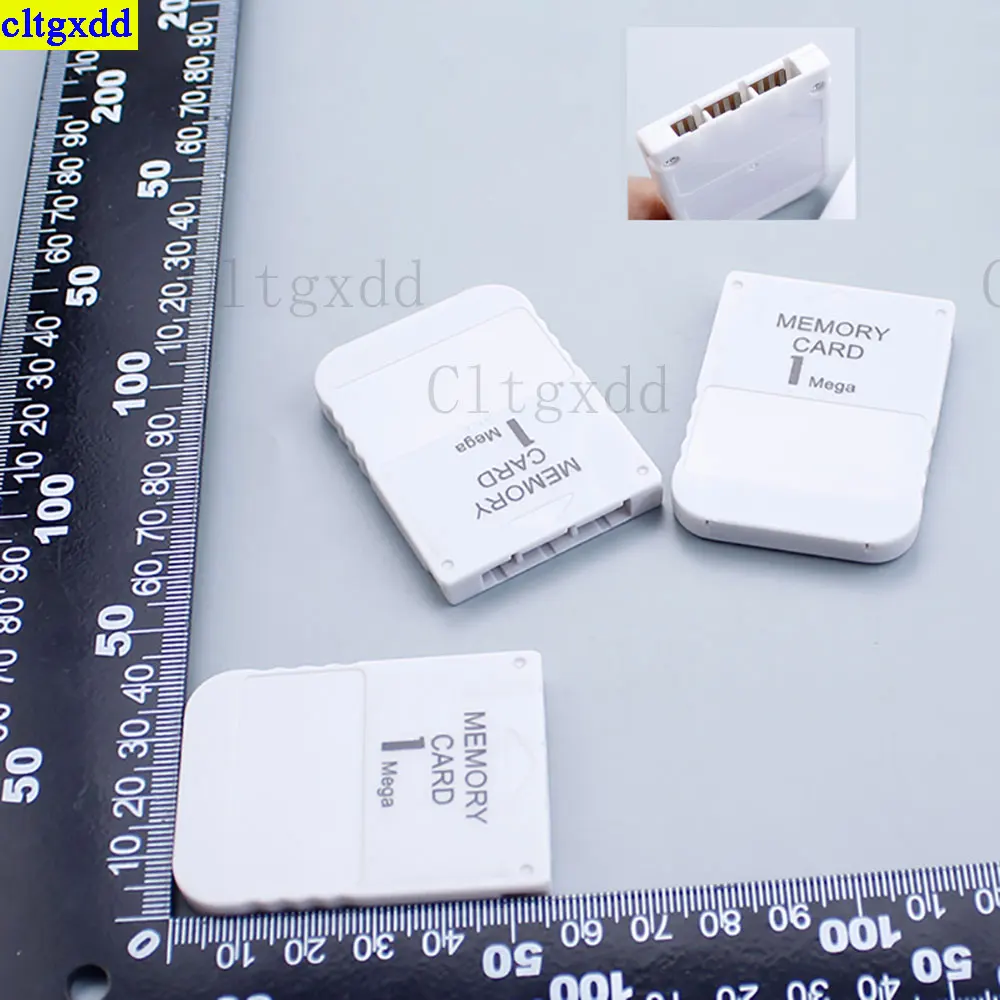 cltgxdd 1piece new storage card suitable FOR PS1 game console white memory card, 1MB PS1 PSONE recording card