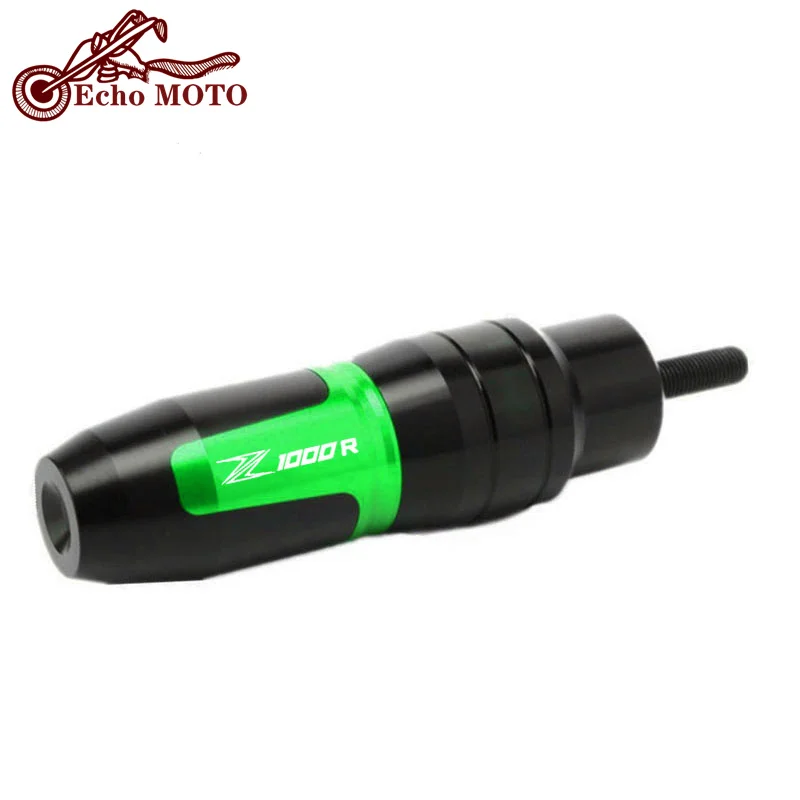 Per Z1000 Z1000R Z1000SX moto CNC alluminio Crash pad cursori di scarico Crash Protector con logo
