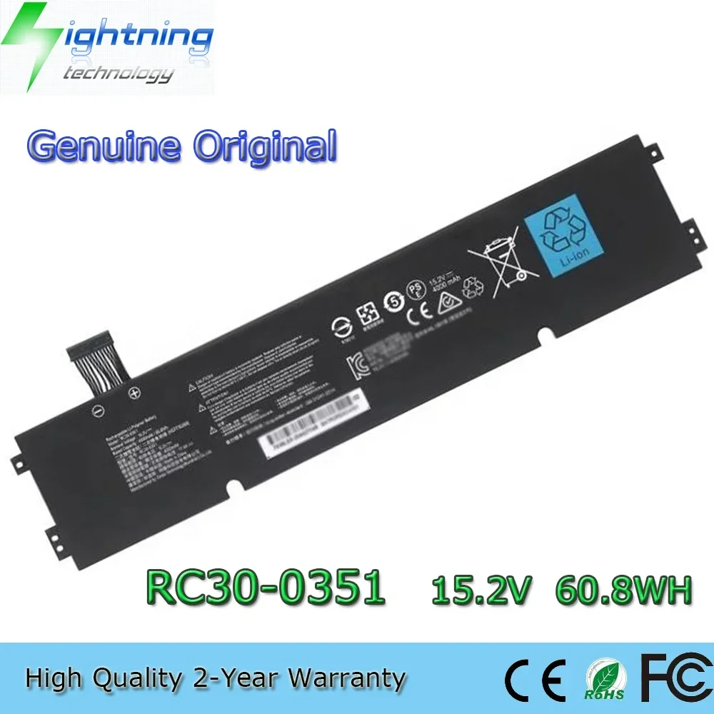 New Original RC30-0351 15.2V 60.8Wh Laptop Battery for Razer Blade 15 Base 2021 RZ09-0369x 4ICP7/63/69 etc.