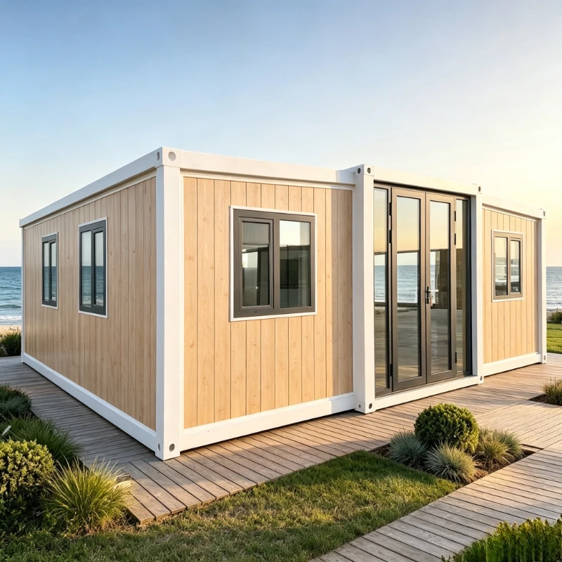 Custom Made 20Ft 40Ft Container Expandable Prefabricated House Bathroom Villa Prefab Luxury Portable Home Casa Portable