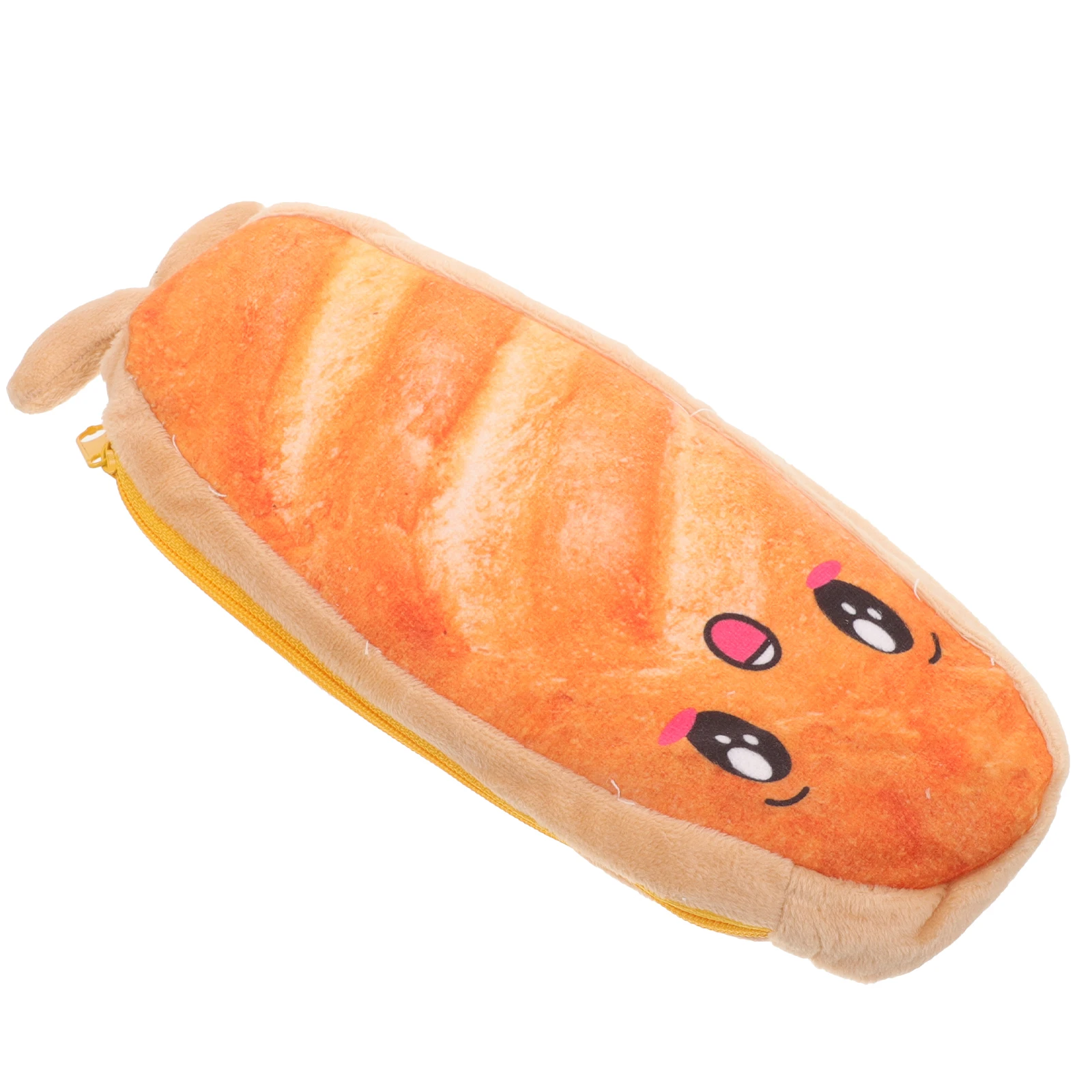 

Bread Pencil Case Cute Pouch Bag Stationery Large Capacity Bags Make up with Zipper