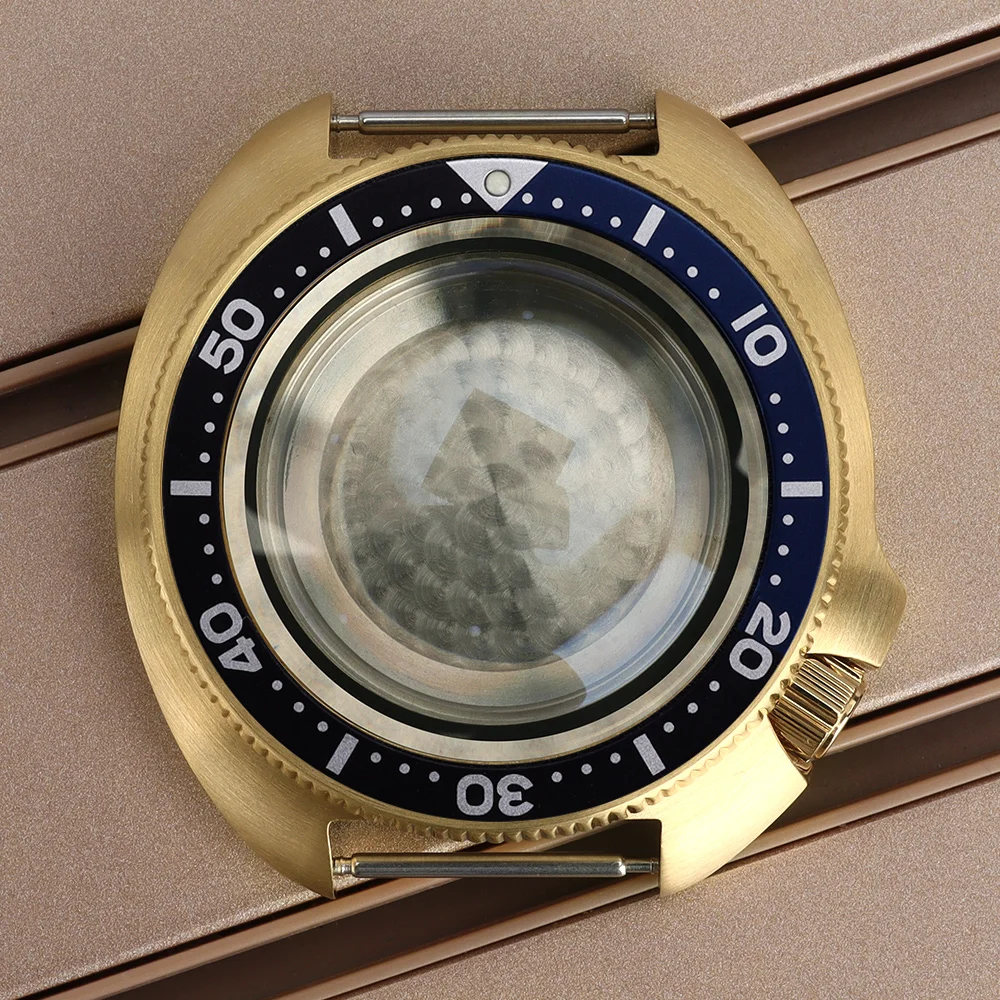 

Мужской золотой корпус для часов 44 мм, модель SKX6105/6309, для дайверских часов Turtle Abalone, подходит для Seiko NH34, NH35, NH36/38, 4R36, автоматический механизм, сапфировое стекло, водонепроницаемость 10ATM.