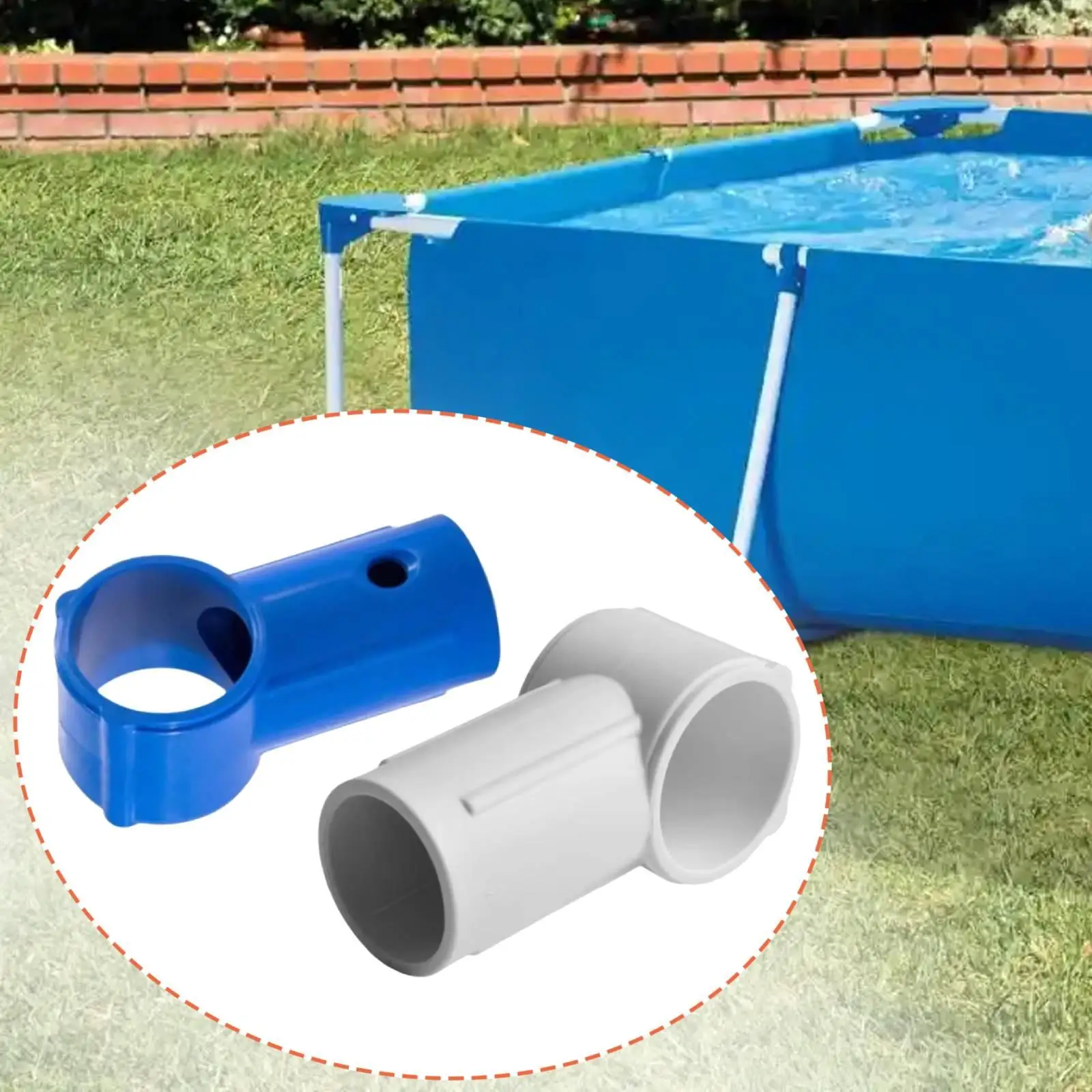 Removable Pool Accessories I Shape Connector Maintenance Part for Pool Repair Kit and Water Circulation