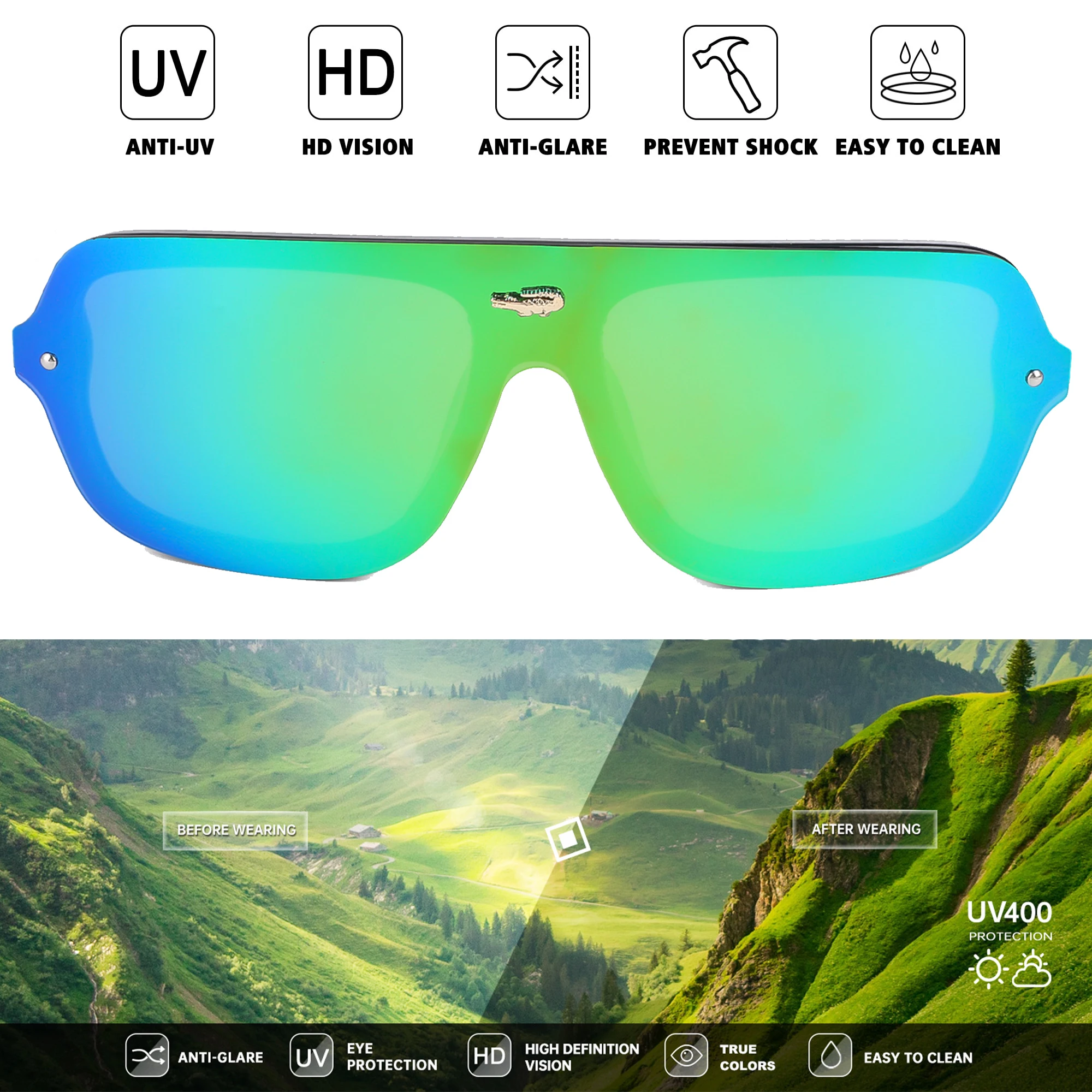 Men's Polarization Sunglasses - Fishing Sunglasses Polarized ulasan dan harga