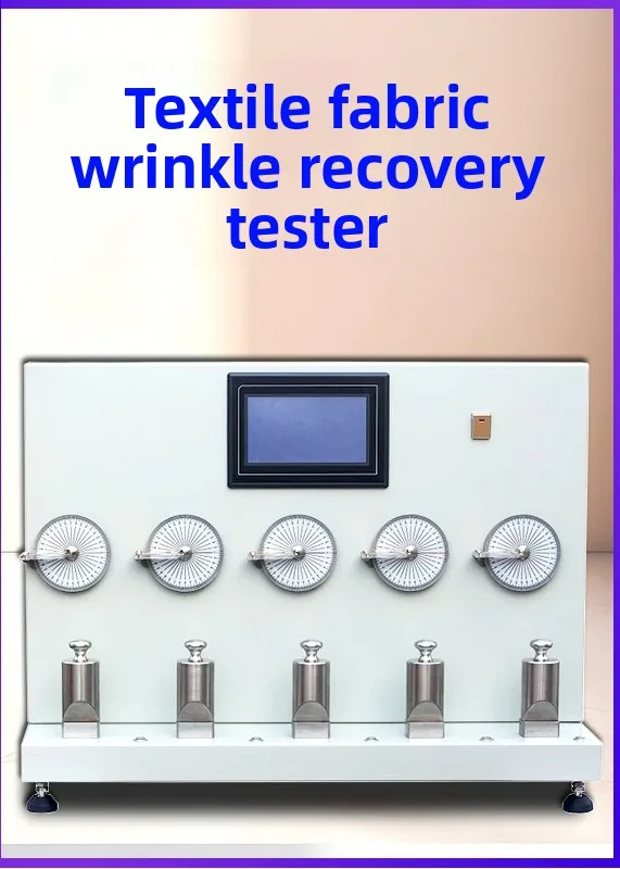 Fabric crease recovery tester, soft fabric crease recovery tester