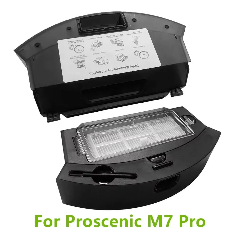 Para Proscenic M7 Pro caja  polvo caja colectora  polvo contenedor colector para Proscenic M7 Pro piezas  Robot aspirador