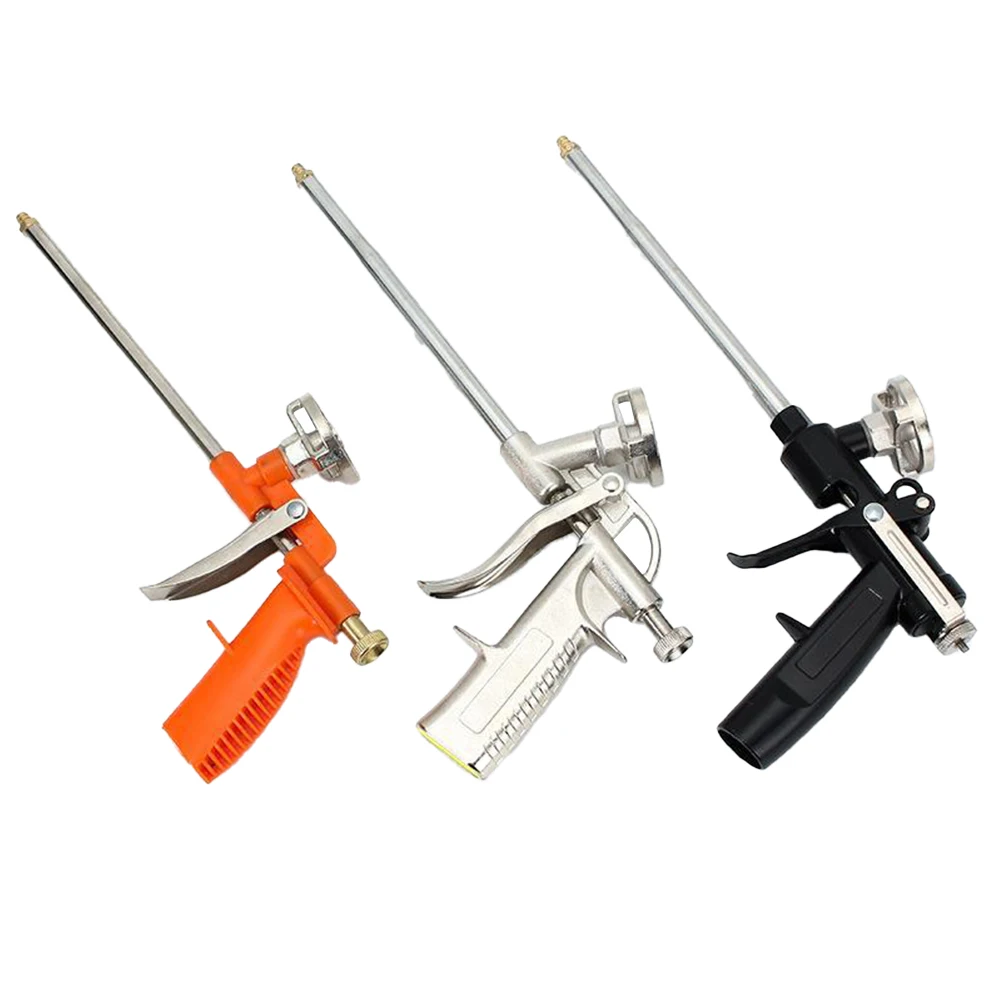 

1 шт., расширяющийся пистолет-распылитель для пены, струйный клеевой пистолет, металлический полиуретановый триггерный распылитель, насос, герметик, инструмент для уплотнения для ремонта