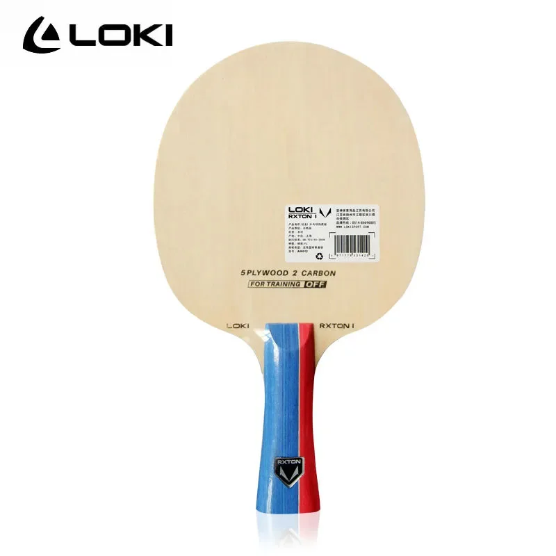 LOKI RXTON 1 hoja de tenis de mesa 5 madera 2 hoja de Ping Pong de carbono ofensiva de 7 capas para entrenamiento