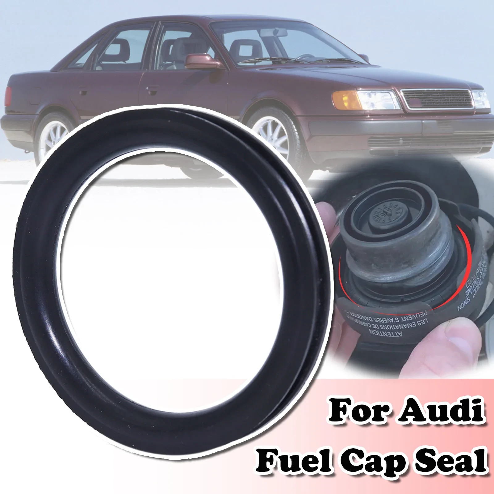 

Gas Cap Replacement Seal For Audi 100 80 90 V8 Fuel Tank Filler Neck Repair V Shape O-ring Rubber Gasket Washer 55x5mm 1991