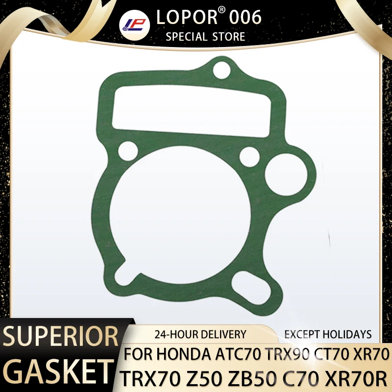 Motorcycle Engine Cylinder Base Seal Gasket  For Honda ATC70 TRX90 CT70 XR70 TRX70 Z50 ZB50 C70 XR70R 12191-GW8-682