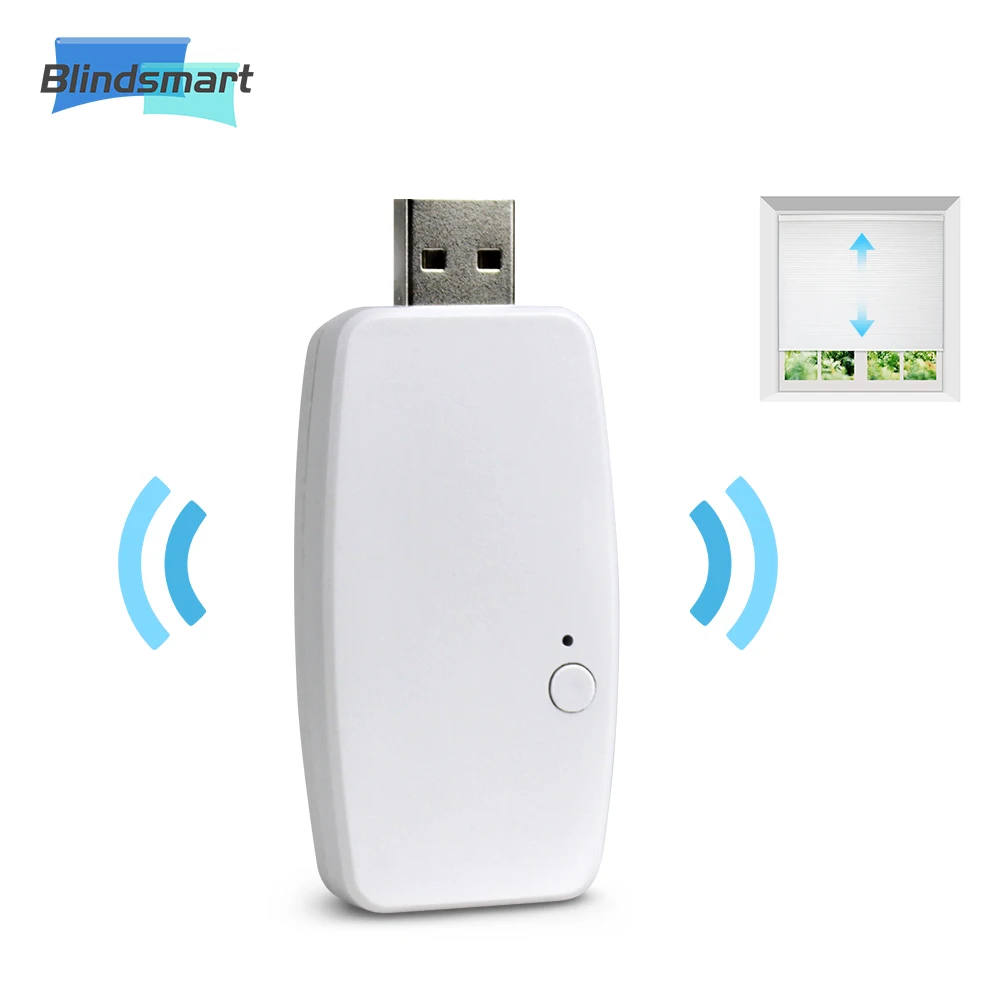 Blindsmart Tuya Smart Wifi USB Dongle For Am15 RF Roller Shade Motor App Control Mini Design Smart Curtain Motor