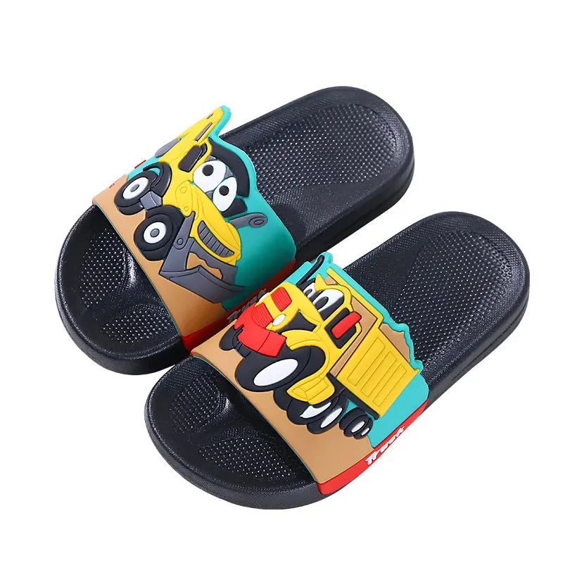 PantuflasCartoon Children Slippers Summer New Anti Slip Boys House Shoe Cute Girls Beach Shoes Kid Shoes Flip Flops Zapatos Niña