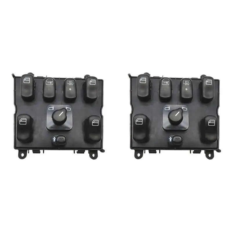 

2X Power Window Switch For Mercedes Benz ML W163 ML320 ML430 1998-2002 1998 1999 A 1638206610 A1638206610-N29R