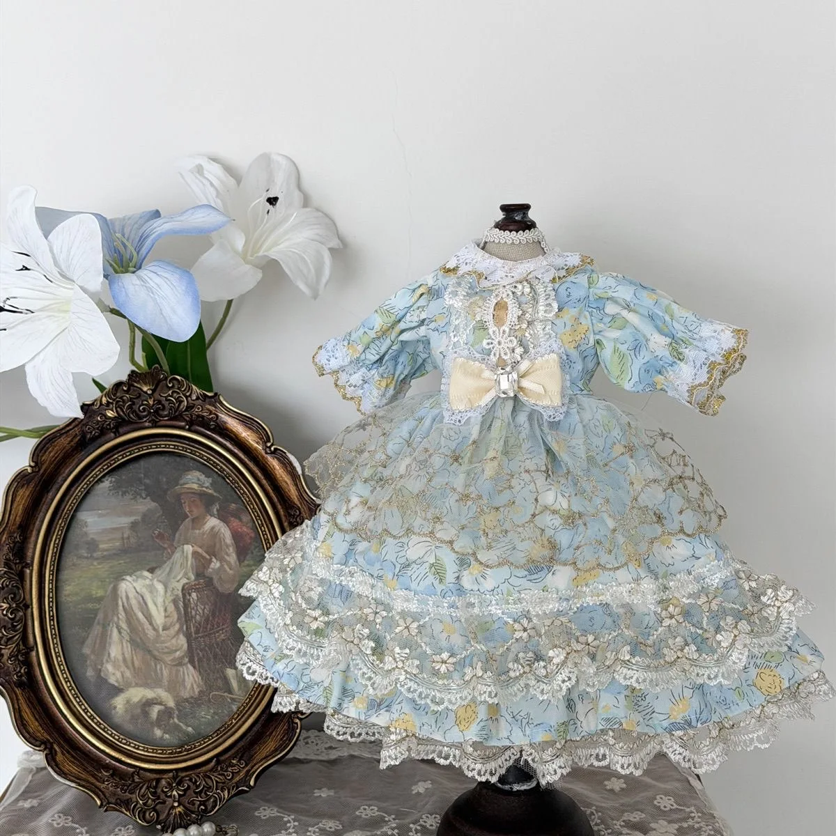 1/4 BJD doll clothing 1 6 clothes doll 1/3 doll clothes, blythe doll clothes set free shipping