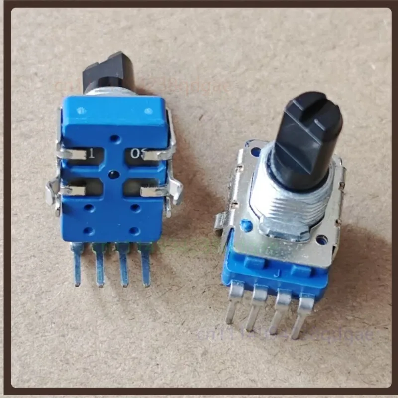 1PCS For RK12 Type Single Gang 4Pin Potentiometer B10K B103 Shaft Length 15MM Rotary Adjust Potentiometer
