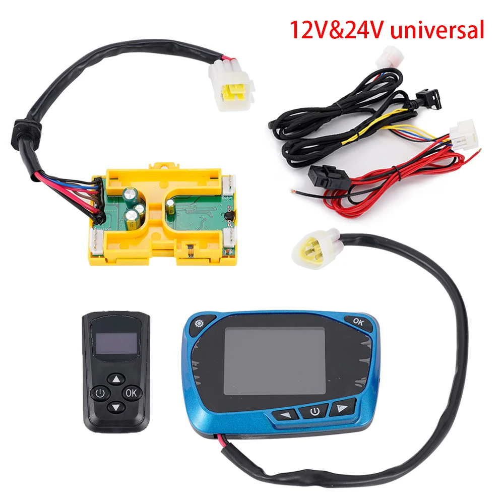 

12V 24V Dual Voltage Car Air Diesel Heater LCD Switch Control Wire Harness Controller Board Motherboard