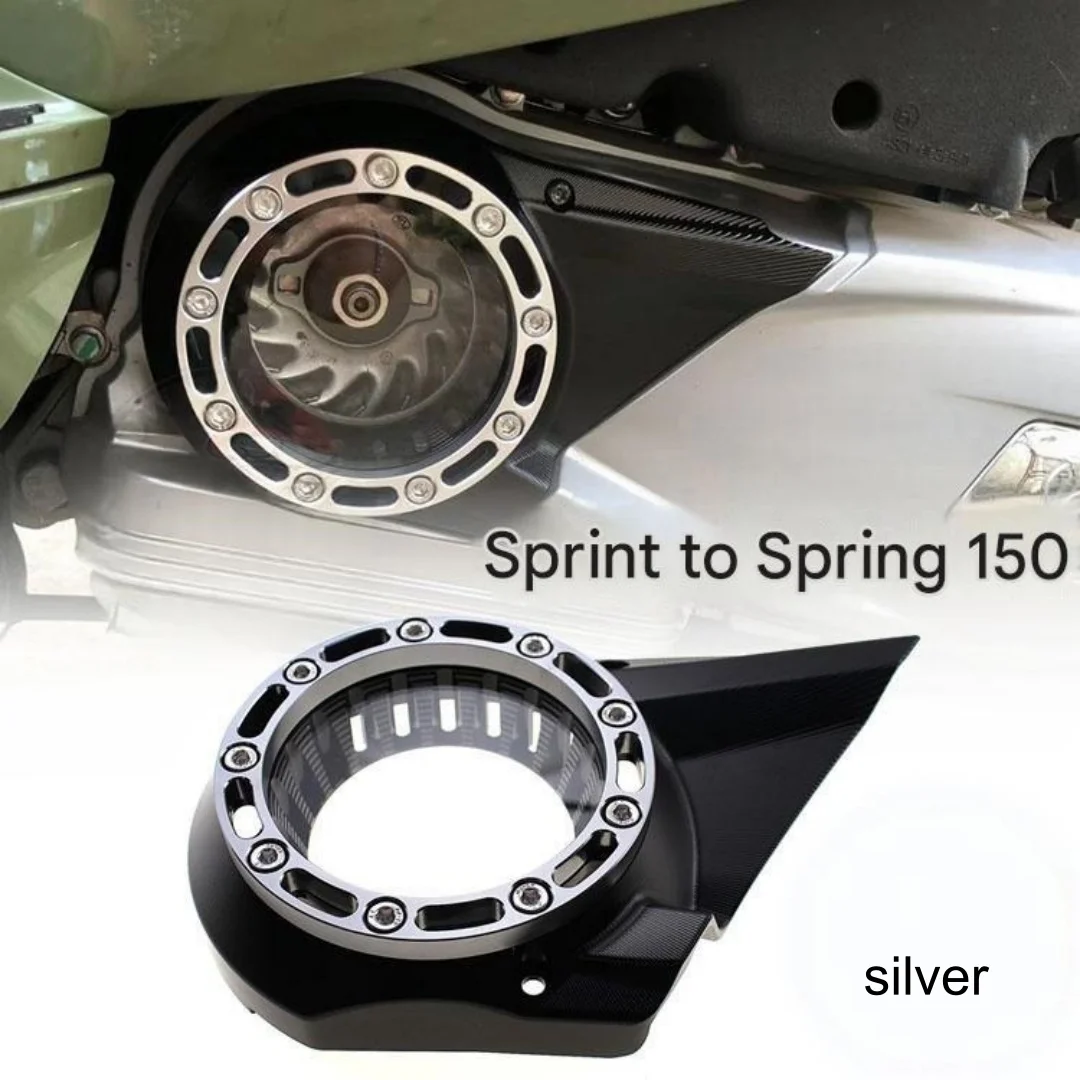 For Vespa Primavera 150/Sprint 150, modification accessories, transmission intake cover, engine transparent intake hood