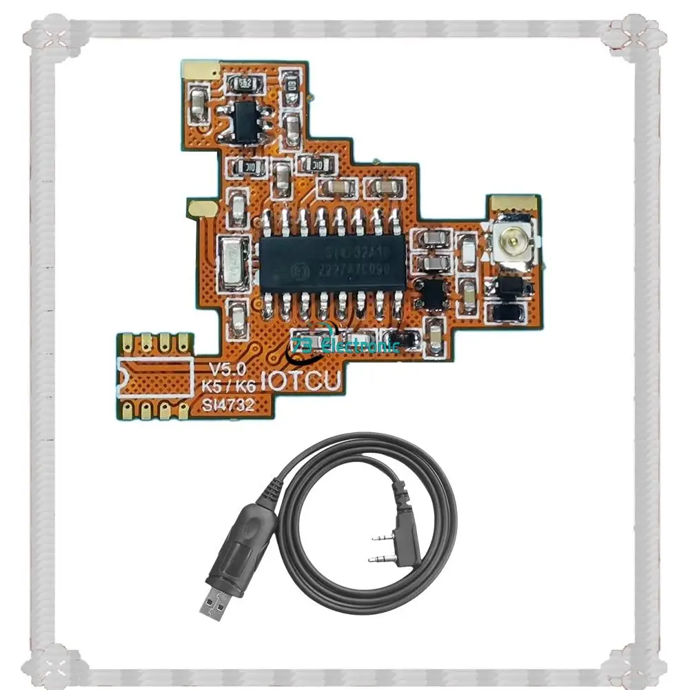 Module de Modification FPC SI4732 V5.0 + câble USB pour Quansheng K5 K6, bande complète à ondes courtes/récupération de bande latérale unique, livraison en 24 heures
