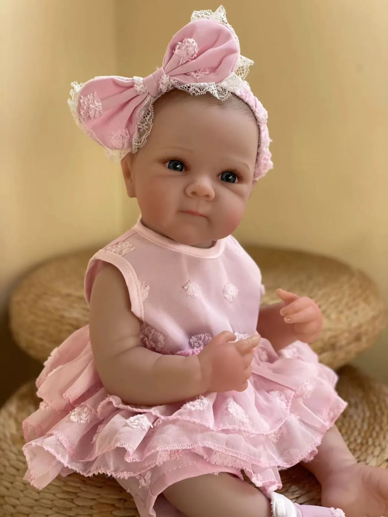 18 Inch Bettie Bebe Reborn Girl Merry Christmas Handmade Newborn Baby Doll Toy Gifts For Children