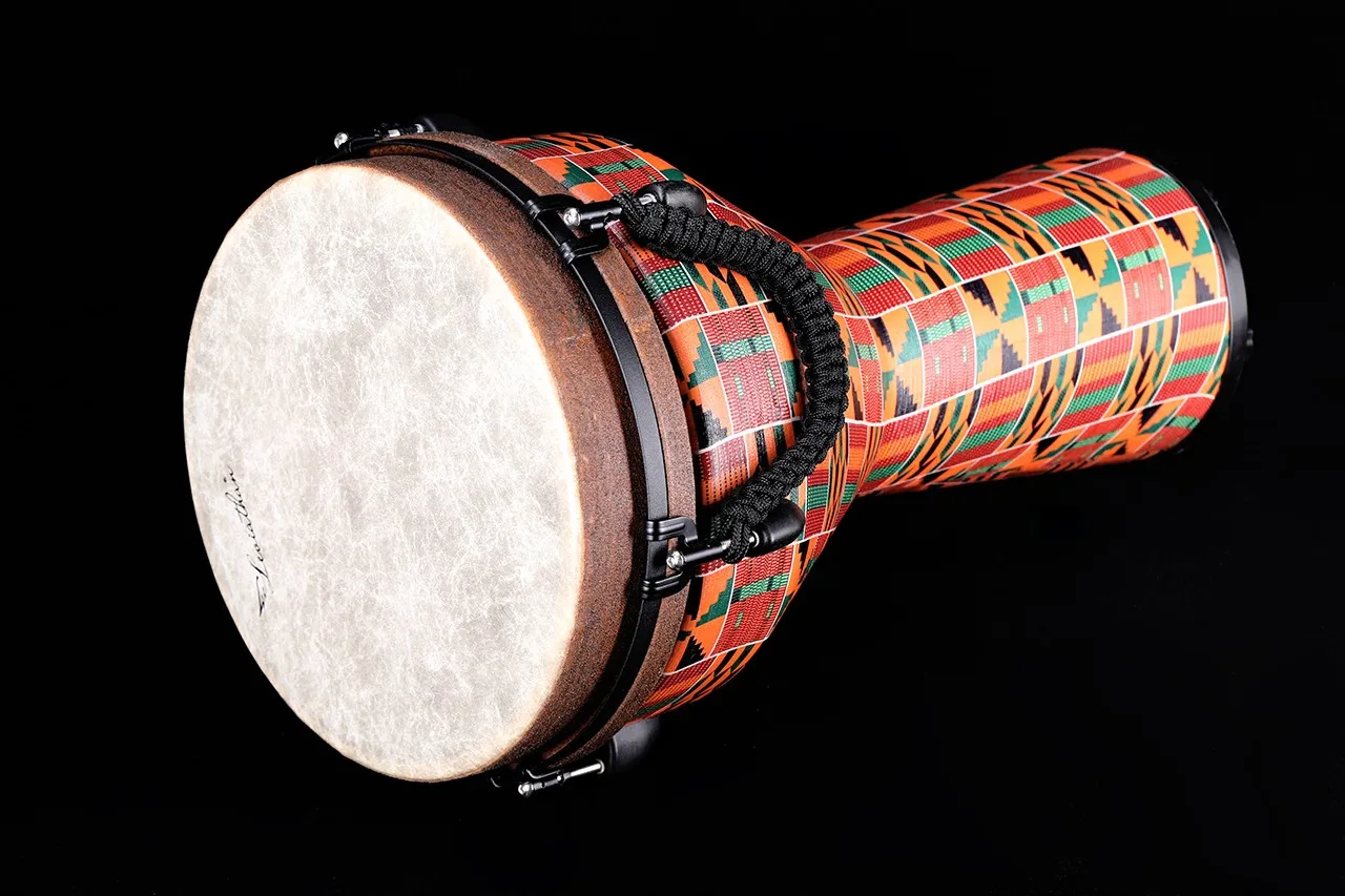 American-made Synthesis Double Drumhead Professional Djembe African Drum Durable Performing Hand Drum Available In12 Inches