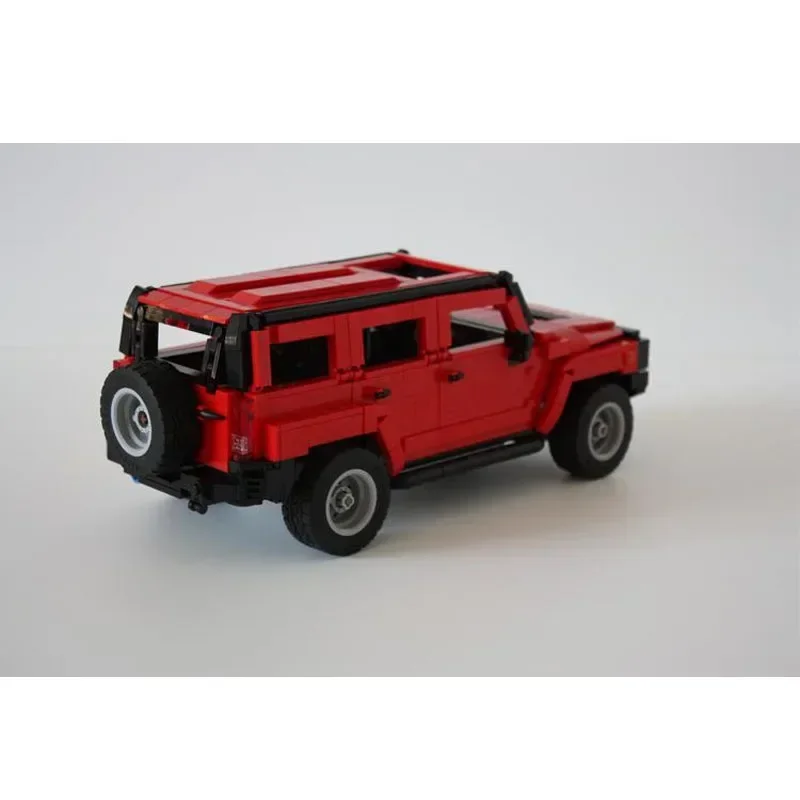 MOC-42521Red NewClassic Sports CarAssembly Сращивание строительных блоков Модель1300Запчасти для строительных блоков MOC Креативный строительный блок Игрушка