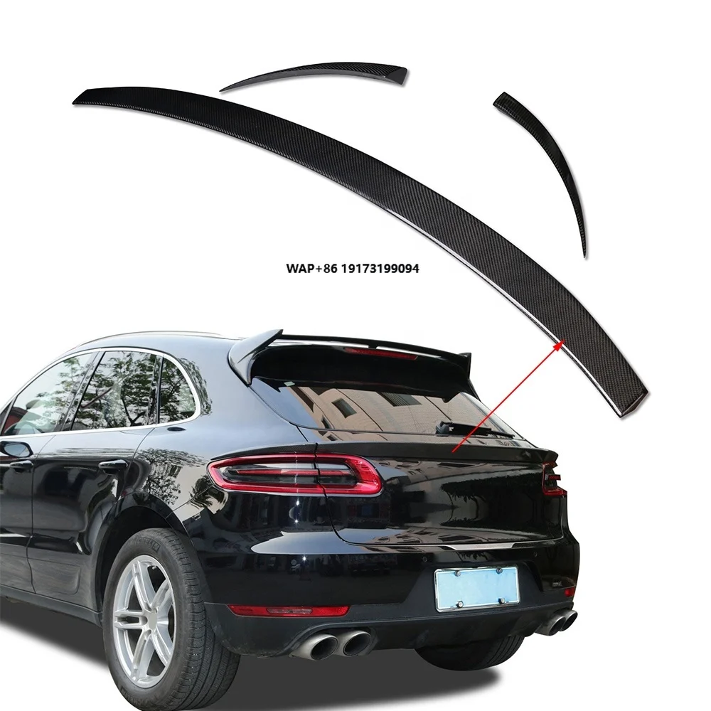 

For Macan 95B Carbon Fiber Rear Mid Spoiler 2014+ Model Car