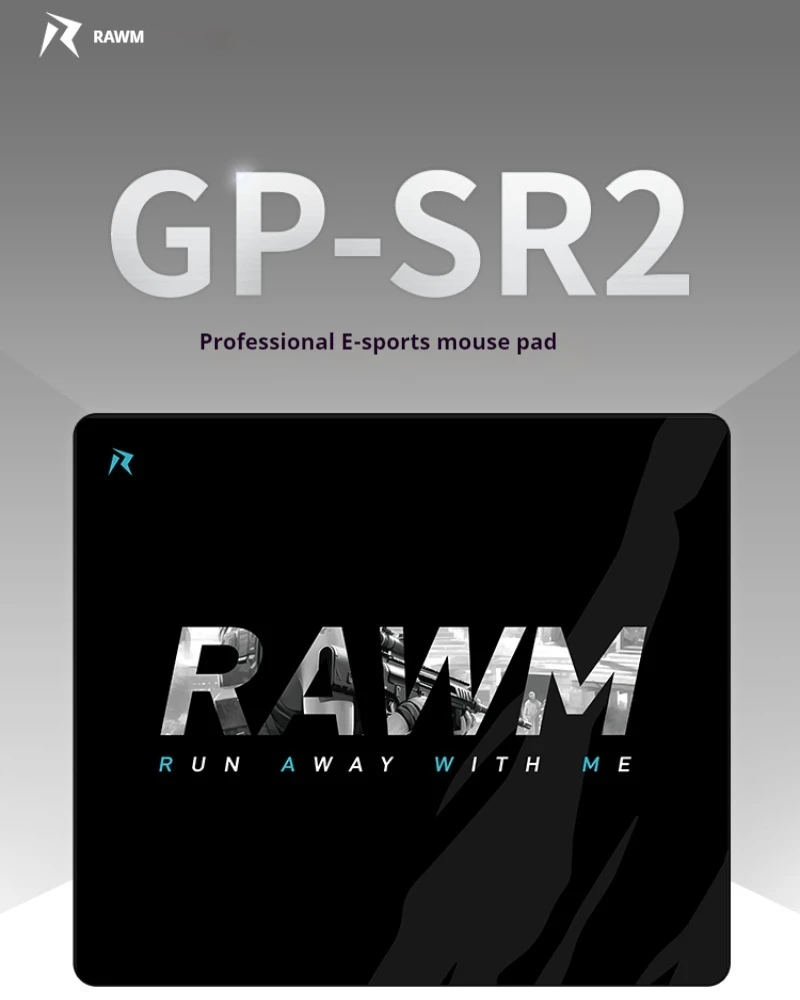 

Rawm Gp-Sr2 E-спортивный коврик для мыши 4 мм, резиновый коврик для мыши Scr, устойчивый к поту коврик для мыши, игровой аксессуар для компьютера, подарок мужчине