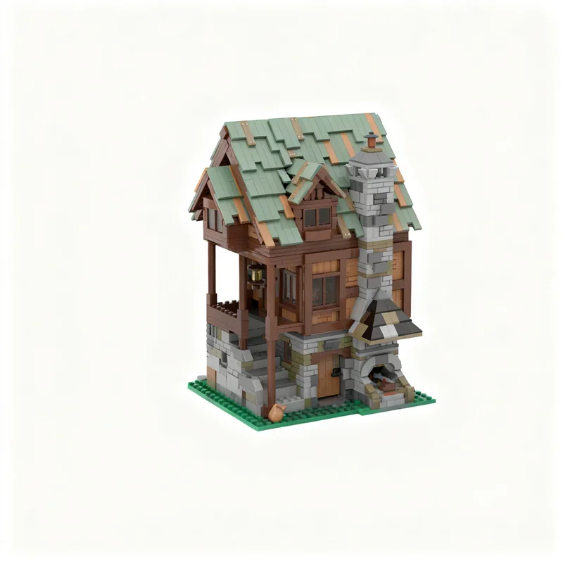 2716pcs MOC Ideas CUUSOO Old Blacksmith S Shop Tools Model Toy Building Blocks Construction Christmas Gifts DIY Assemble Kids