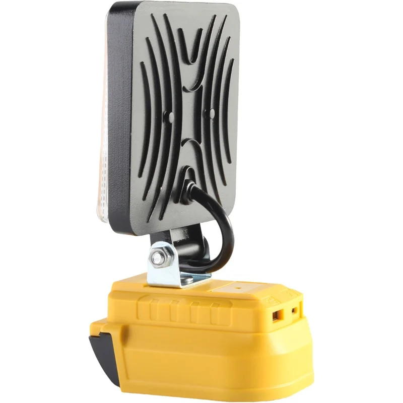 für Makita/Dewalt/Milwaukee/Bosch 18 V Akku, kabellose LED-Licht-Notfall-Taschenlampe mit USB- und Typ-C-Ladeanschluss, Flutlichter