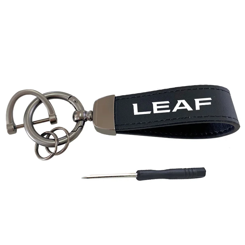 For Nissan altima Juke Leaf Maxima Micra Murano navara NOTE Favorit keychain leather keychain metal gift Accessories