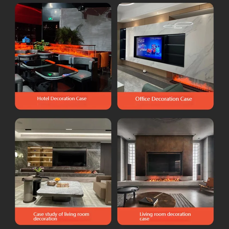 🔥 2025 Upgrade Portable 3D Mist Fireplace with 7-Color Mood Lights | USB-C Rechargeable & Battery Operated | Ultra-Lightweight