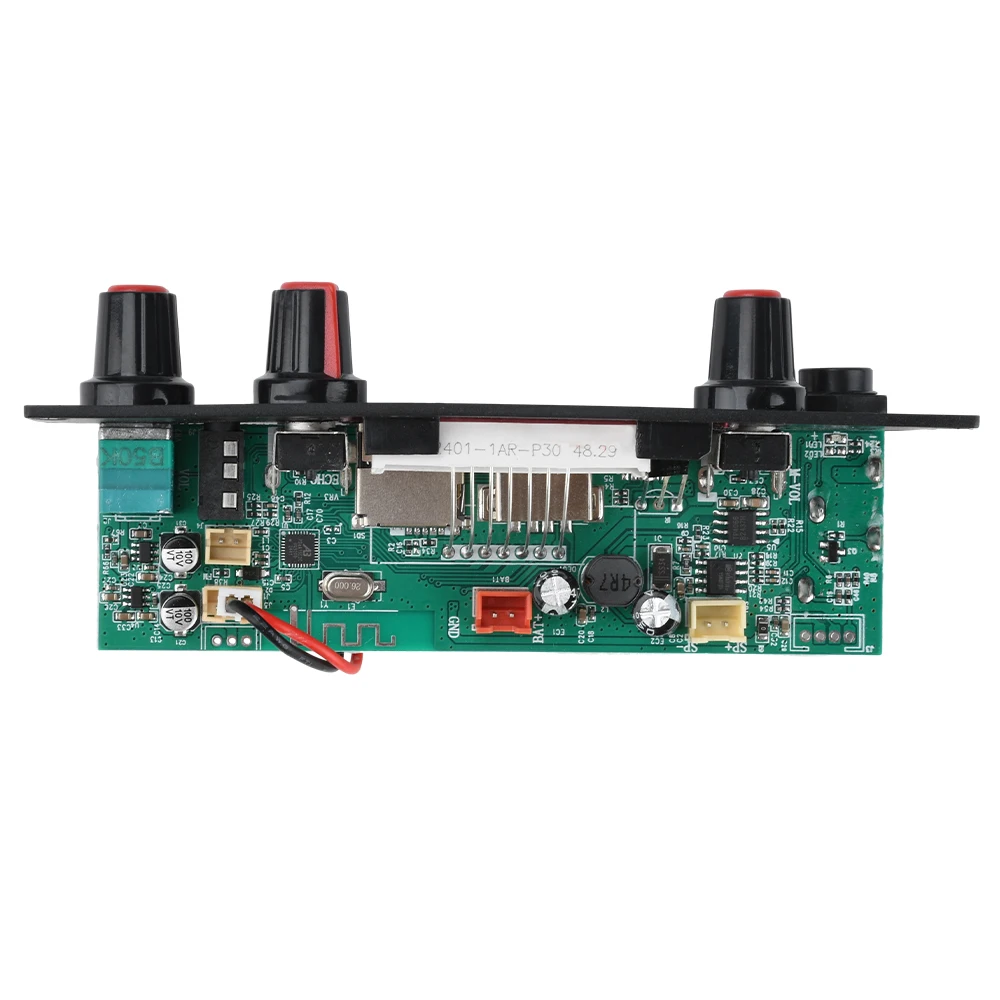 

DC 3.7V-5V 10W Amplifier MP3 Decoder Board 6.5mm Microphone Bluetooth-compatible Handsfree Car MP3 Player