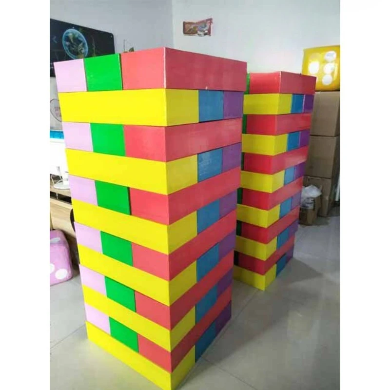 Outdoor large stacking music stacking high-level stacking music building block educational toy activity
