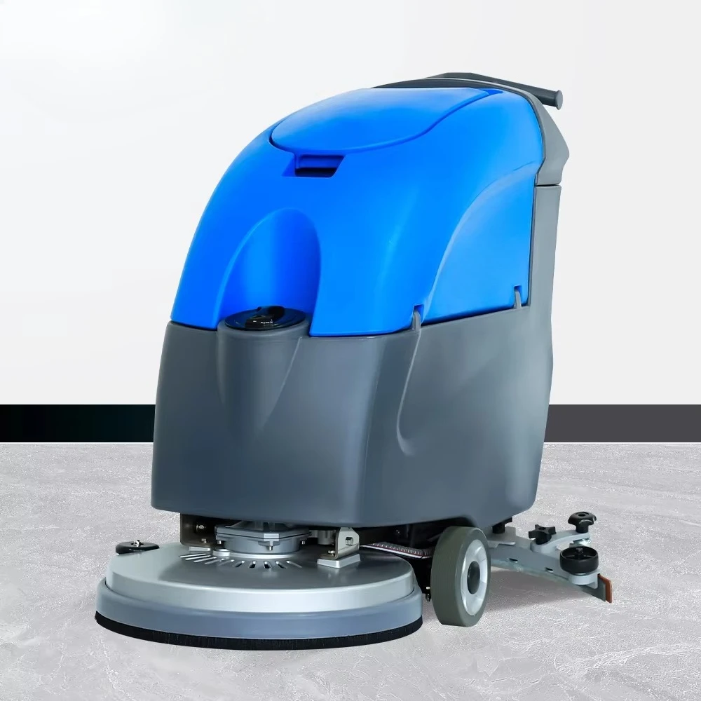 60L Cleaning Machine Walk Behind Sweeper Model YQ-X65 Shop Electric Floor Scrubber
