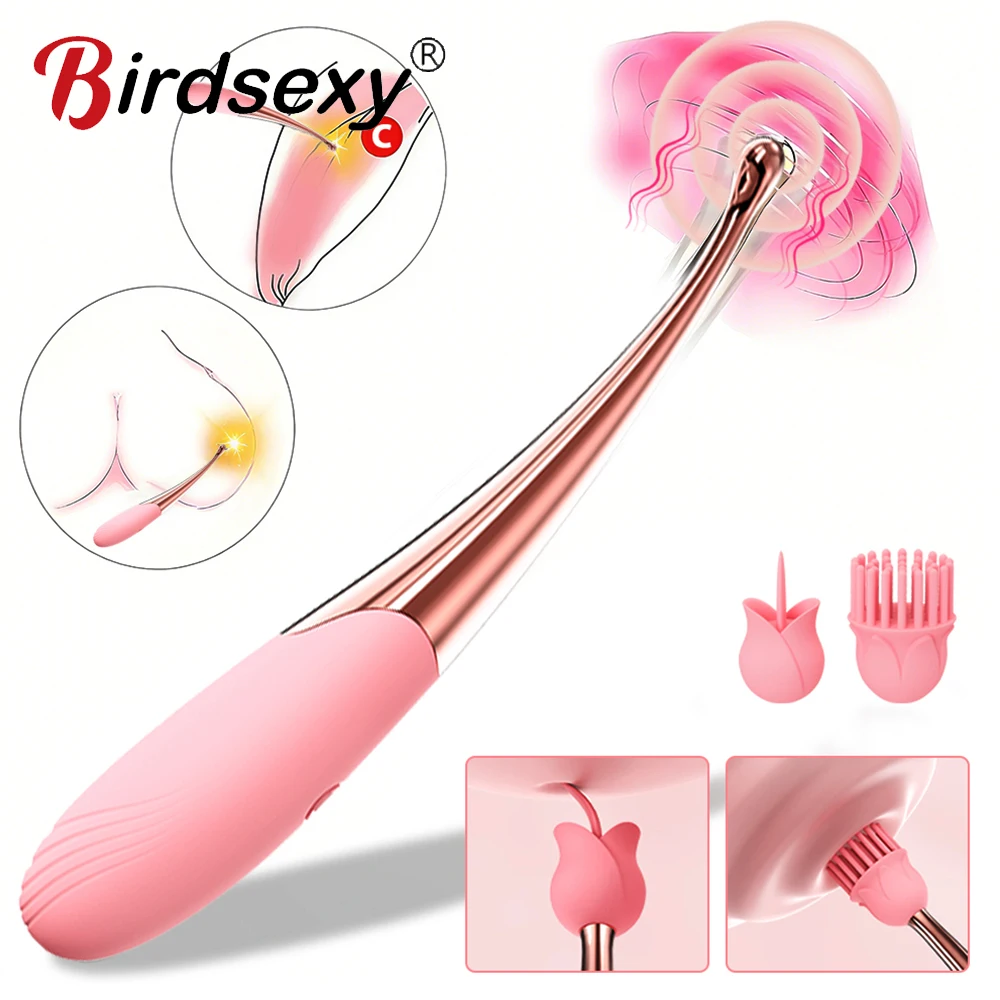 قوية عالية التردد G بقعة الهزاز الإناث للنساء البظر محفز جهاز تدليك للمهبل الحلمة الاستمناء الجنس لعب الكبار